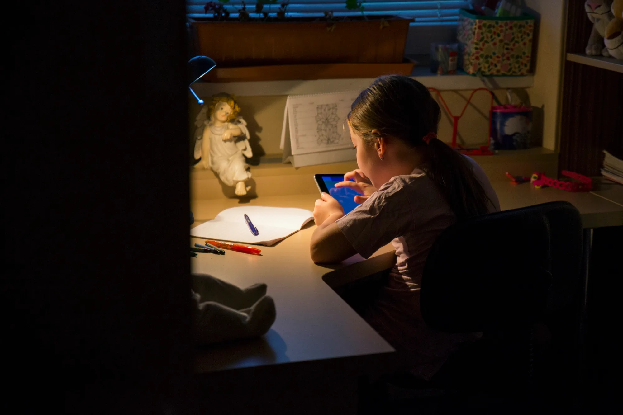 The Role of Screen Glare and Blue Light